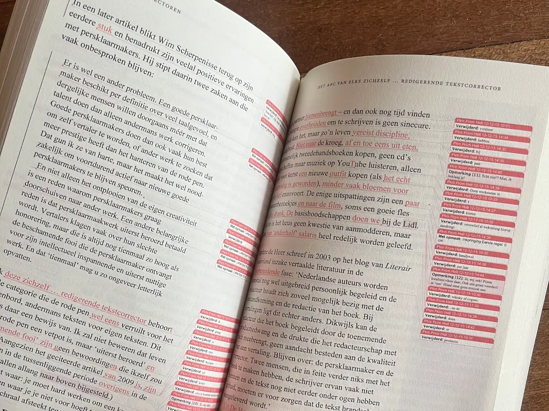 pagina Onder correctoren Persklaarmaker from Hell, vakvereniging Redactief